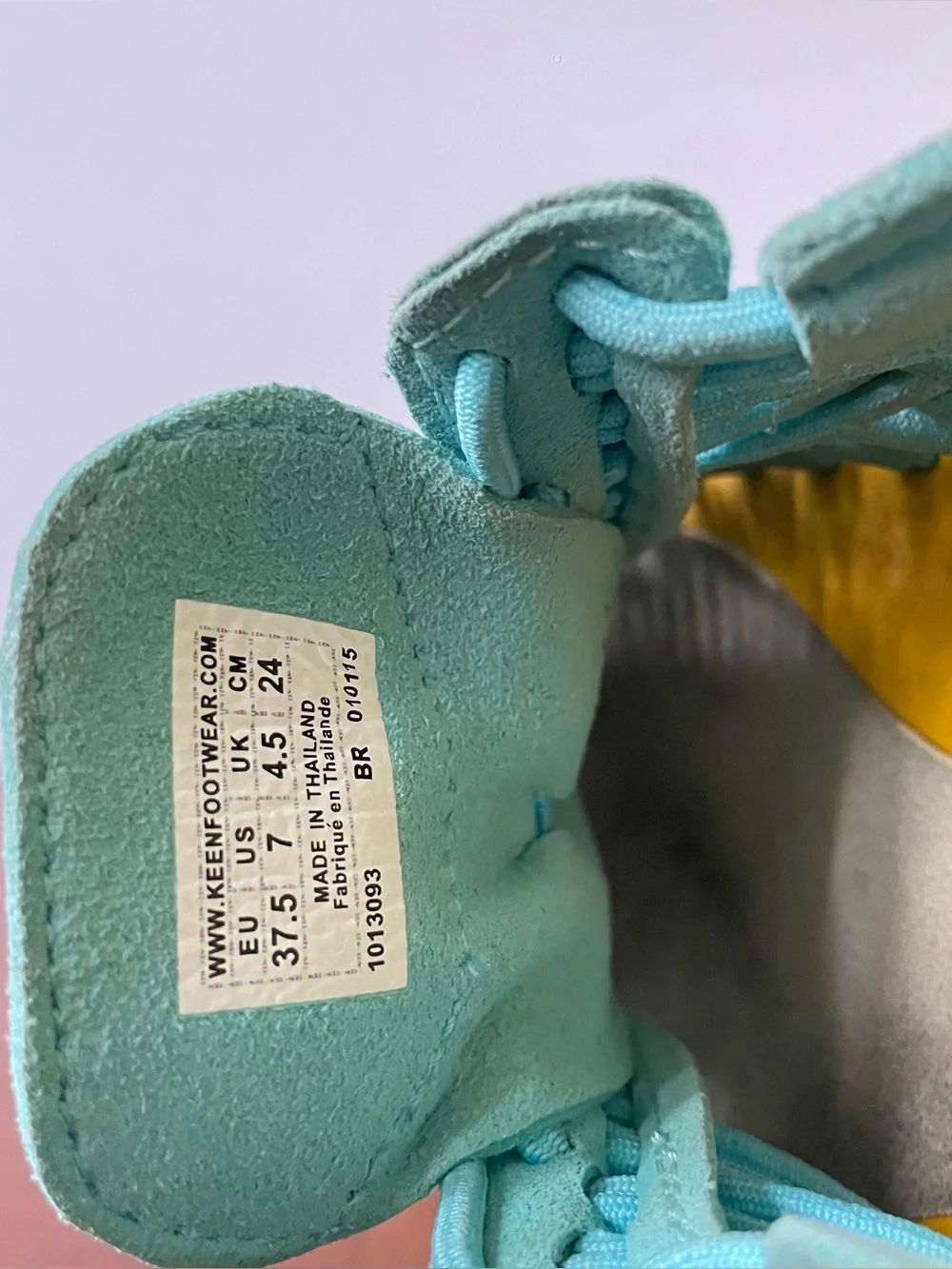 KEEN UNEEK Turquoise Woven Cord Sandals | US 7 - Picture 7 of 8